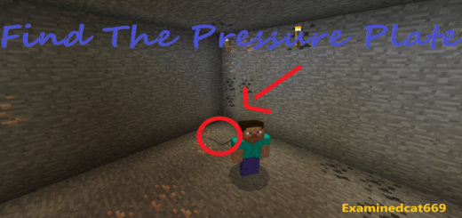 Find the Pressure Plate Minecraft map