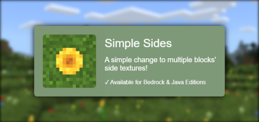 Simple Sides Minecraft texture pack
