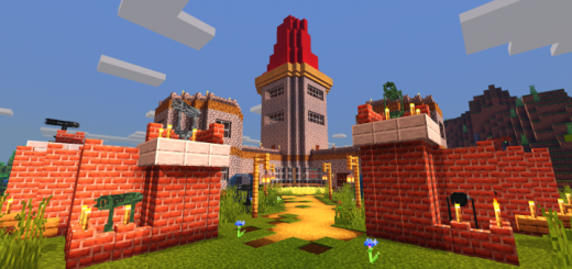 Small Castle with Security Minecraft map