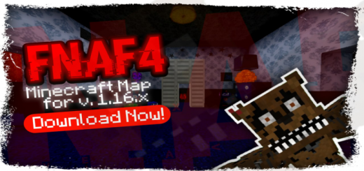 Five Night’s at Freddy’s 4 Minecraft map