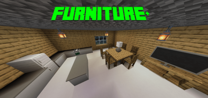 Furniture+ Minecraft addon