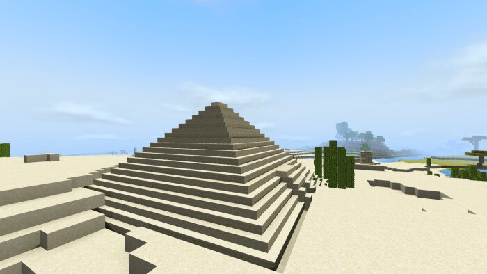Generated Desert Structures Minecraft addon