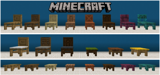 Wooden Chairs Minecraft addon