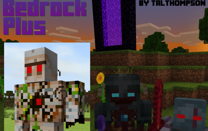 Bedrock Plus Minecraft addon