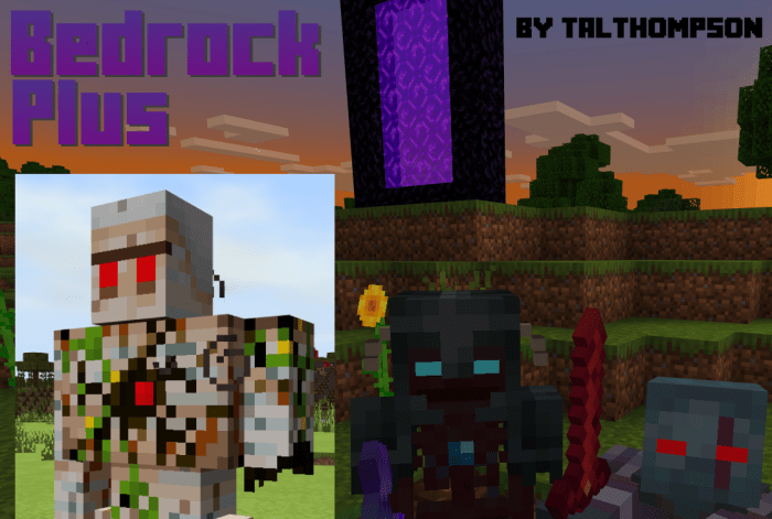 Bedrock Plus Minecraft addon