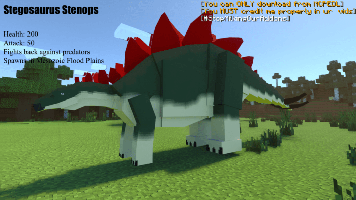 MesozoiCraft Minecraft addon