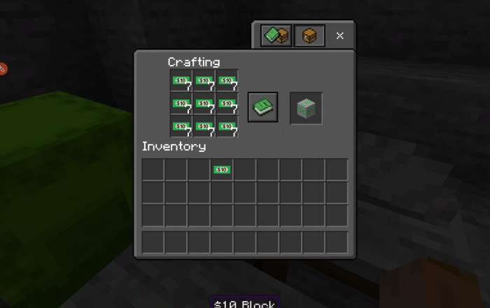 Money Addon Minecraft addon