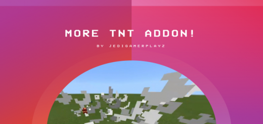 More TNT Addon Minecraft addon
