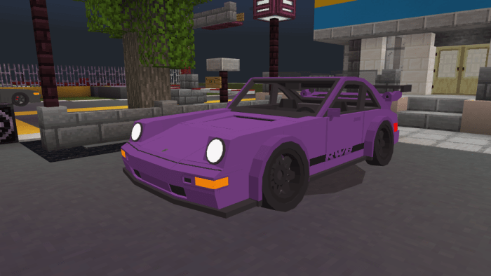 Porsche 964 Minecraft addon