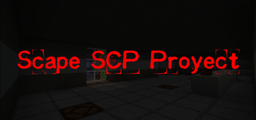 Scape SCP Proyect Minecraft map
