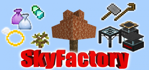 Skyfactory V2 Minecraft map