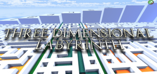 Three-Dimensional Labyrinth Minecraft map