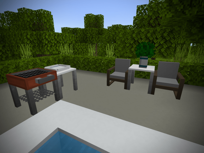 Bob's Decoration & Furniture Minecraft addon