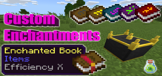 Custom Enchantments Minecraft addon