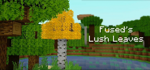 Lush Leaves Minecraft texture pack