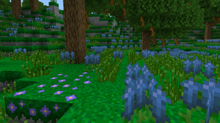 Lush Mossy Biome Minecraft addon