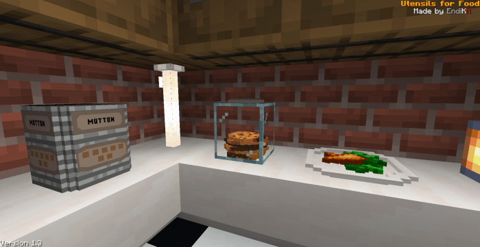 Utensils for Food Minecraft addon