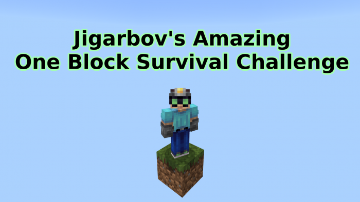 Amazing One Block Survival Challenge Minecraft map