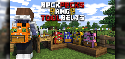 Backpacks & Toolbelts Minecraft addon