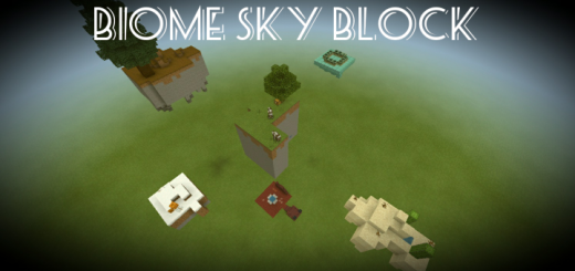 Biome Sky Block Minecraft map