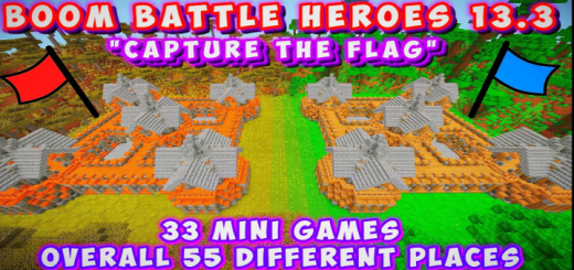 Boom Battle Heroes 13.3 "Capture The Flag Minecraft map
