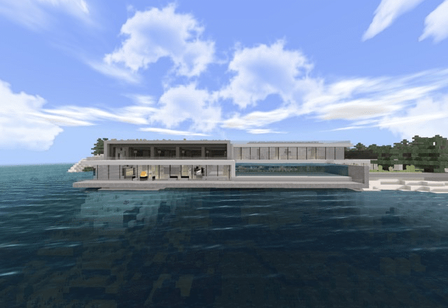 Cedar Estates - Modern Mansion Minecraft map