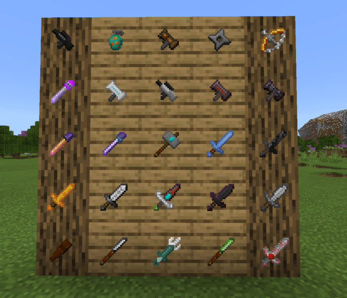 Crazy Weapons Minecraft addon