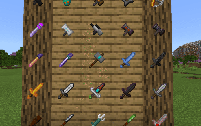 Crazy Weapons Minecraft addon