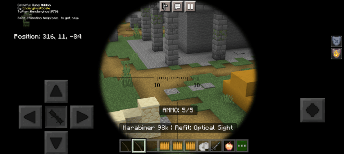 Detailful Guns Addon Minecraft addon