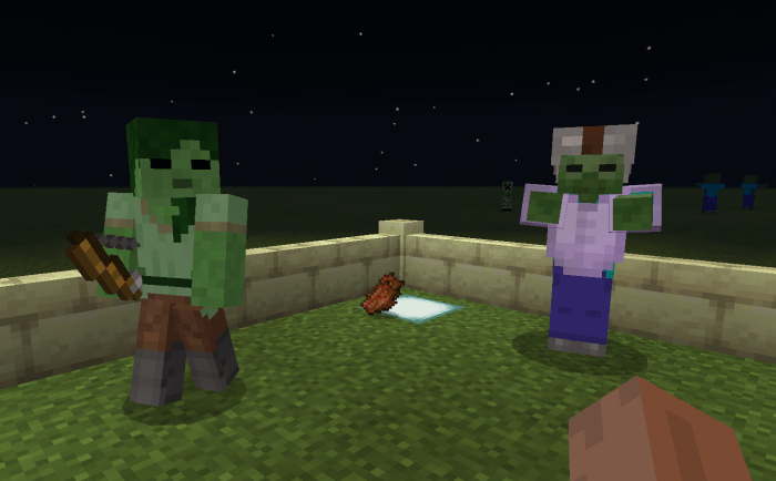 Fake Players Minecraft addon
