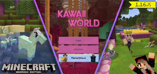 Kawaii World Minecraft texture pack