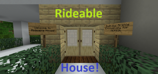 Rideable House Minecraft map