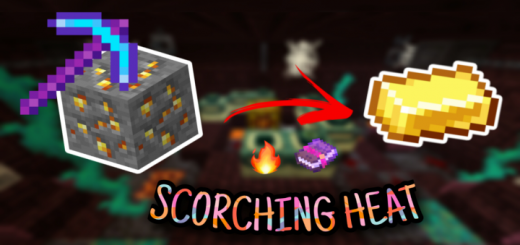 Scorching Heat Enchantment Minecraft addon