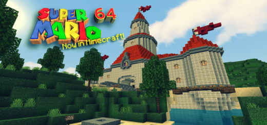 Super Mario 64 (Princess Peach's Castle) Minecraft map