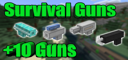 Survival Guns Minecraft addon