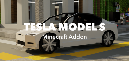 Tesla Model S Minecraft addon
