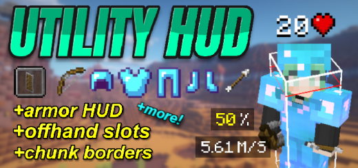 Utility HUD Minecraft texture pack