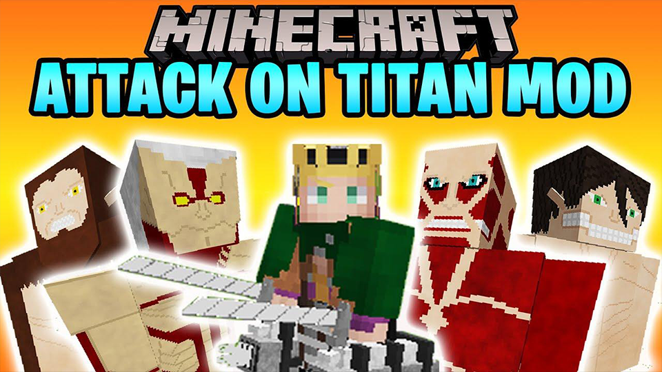 Attack on Titan Minecraft addon