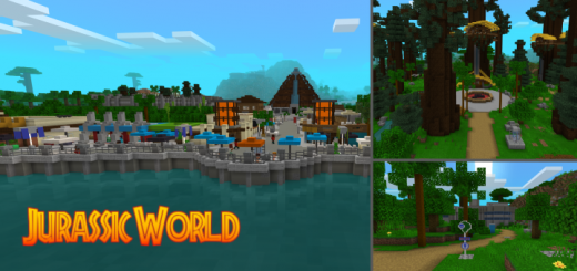 Jurassic World Resort Minecraft map