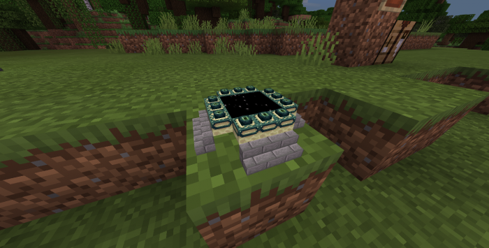 Pocket End Portal Minecraft addon