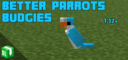 Better Parrots Minecraft texture pack