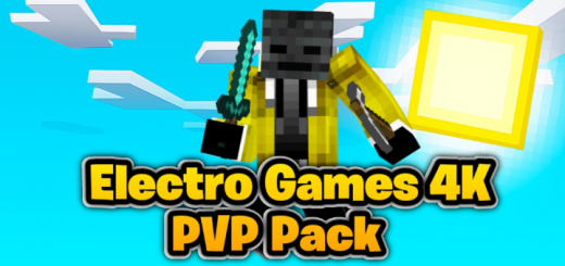 Electro Games 4k PVP Minecraft texture pack