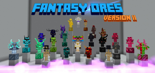 Fantasy Ores Minecraft addon