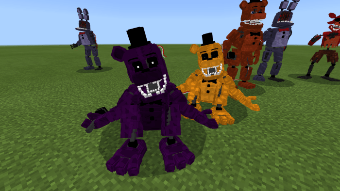 Fnaf 2 Mounts Minecraft addon