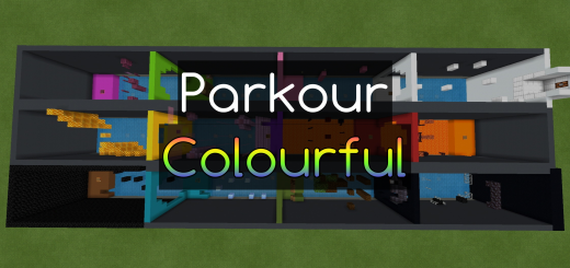 Parkour Colourful Minecraft map