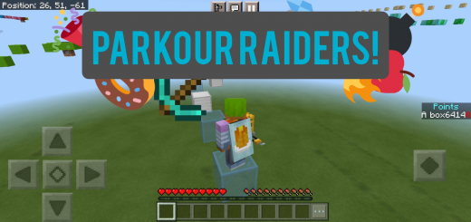 Parkour Raiders Minecraft map