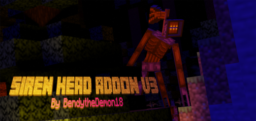 Siren Head Addon V3 Minecraft addon