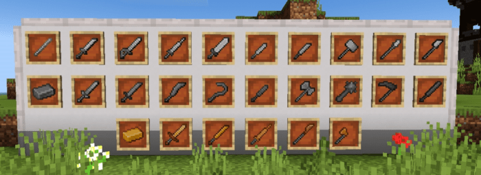 Another Weapons Minecraft addon