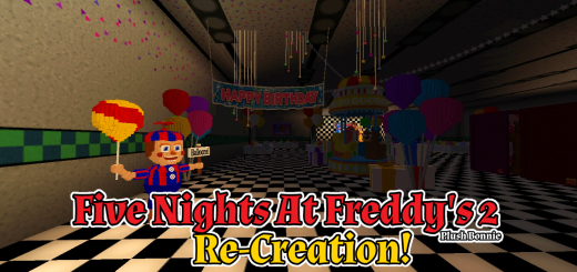 Five Nights At Freddy's 2 Minecraft map