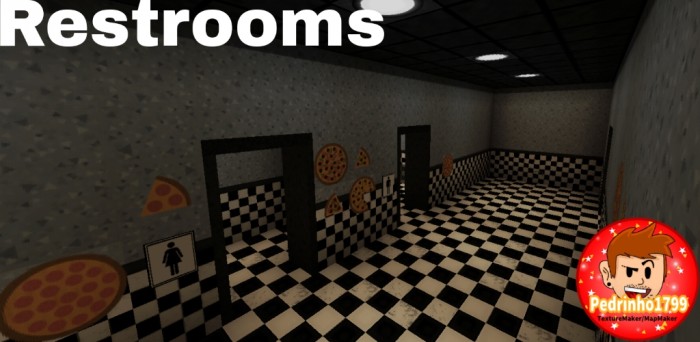 Five Nights At Freddy's Realistic Minecraft map